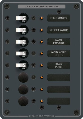 Traditional Metal Dc Panel   8 Positions