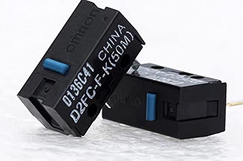 Pack Of 2 Mouse Switch Mouse Button Blue Dot For Logitech G502 G900 G903 G Pro Wireless Razer Naga Mamba And Other Mouse (50M)