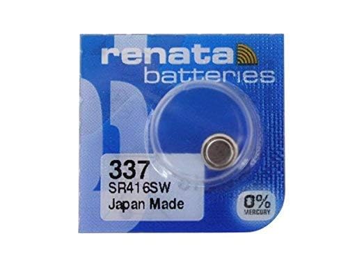 Renata Batteries 337(Sr416Sw) Button Cell Watch Battery (5 Pack)