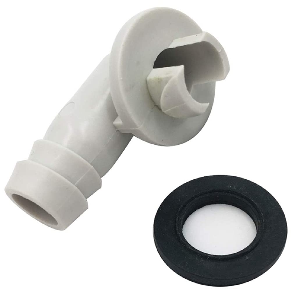 Chironal 2Pcs 3/5 Inch Ac Drain Hose Connector Elbow Fitting With Rubber Ring For Window Air Conditioner Units