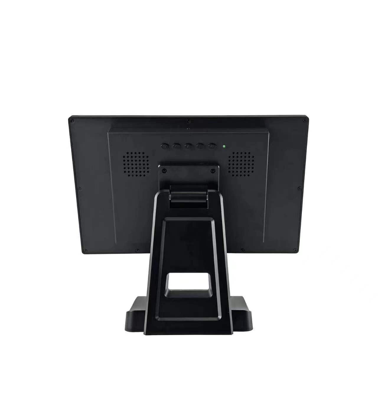 15.6 Inch 1920 X 1080 Fhd Ips Touchscreen Pos Monitor Metal Housing, 10 Points Touch Hdmi Vga, Waterproof Dustproof Screen 1080P, Indusitrial, Office, Retail, Gym, Warehouse