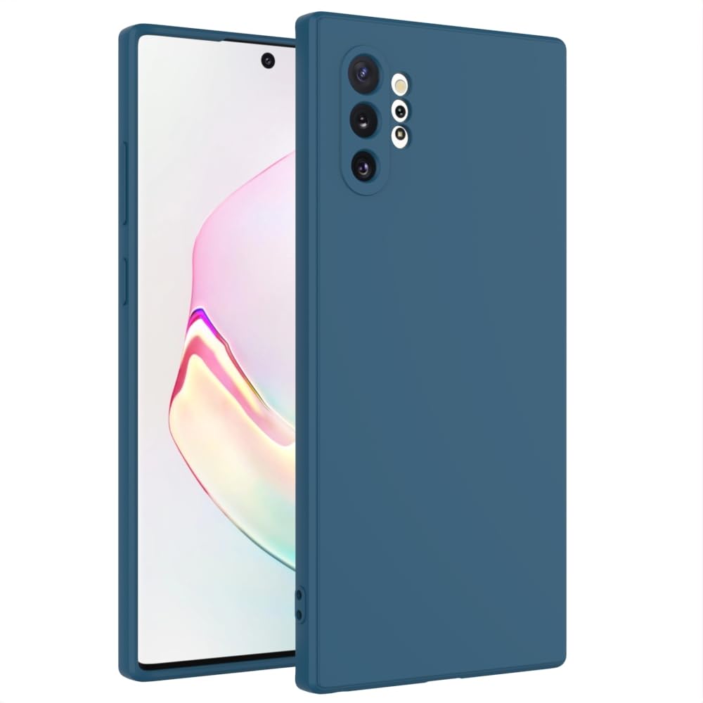 Wogroo For Samsung Galaxy Note 10 Plus Case Dark Blue, Scratch Resistant With Soft Touch, Slim Thin Phone Cover For Samsung Gala