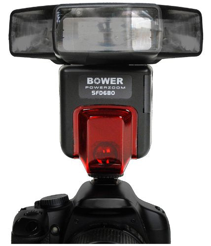 Bower Digital Autofocus Power Zoom Flash For Nikon D2X/200/3X/40X/50/60/70/80/90/5000/5100/700/7000, Digital Slr Cameras (Sfd680