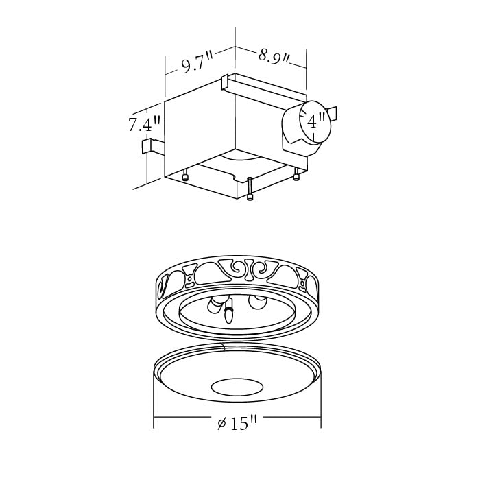 Good Housekeeping Roman (83008) Decorative 110 Cfm 3.0 Sones Bathroom Ventilation Exhaust Fan With Light & Night Light (Brushed