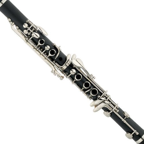 Mendini Mct E+Sd+Pb Black Ebonite Abs B Flat Clarinet With Case, Stand, Pocketbook, Mouthpiece, 10 Reeds And More