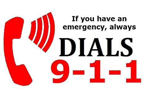 Trim Style Emergency (Off Hook Hotline Dialer) Wall/Desk Phone   Red