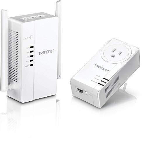 Trendnet Wi Fi Everywhere Powerline 1200 Av2 Dual Band Ac1200 Wireless Access Point Kit, Tpl 430Apk, Includes 1 X Tpl 430Ap And 