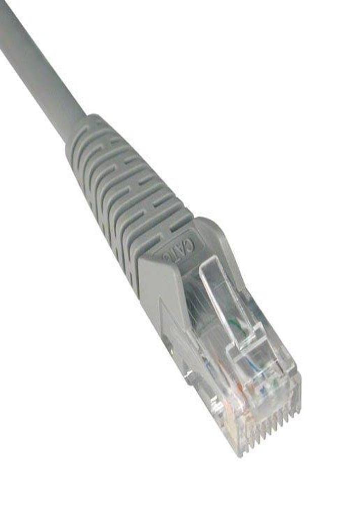Tripp Lite Cat6 Gigabit Snagless Molded Patch Cable (Rj45 M/M)   Gray, 75 Ft.(N201 075 Gy)