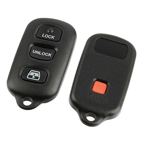 Key Fob Keyless Entry Remote Shell Case & Pad Fits Toyota 1999 2009 4Runner / 2001 2008 Sequoia