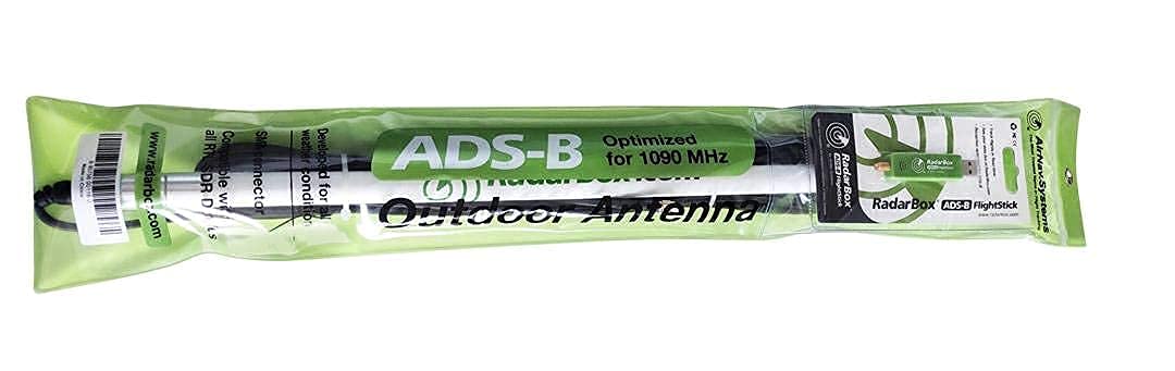 Airnav Radar Ads B 1090 Mhz Outdoor Antenna With Sma Connector And Radarbox Flightstick Bundle
