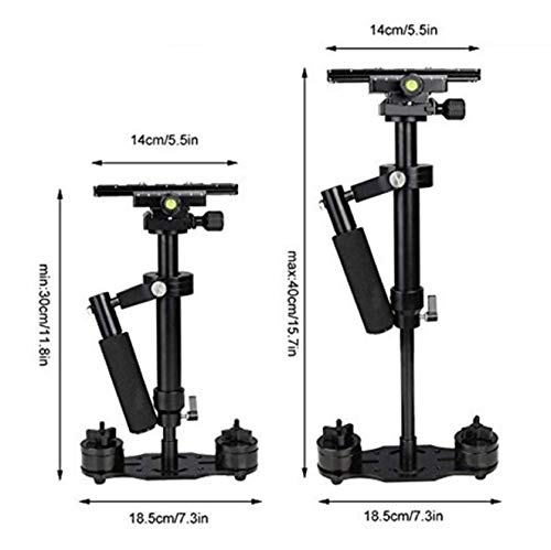 Wondalu S40 15.8'/40Cm Handheld Steadycam Camera Stabilizer For Dslr Steadicam Canon Nikon Gopro Aee Video With Quick Release Pl