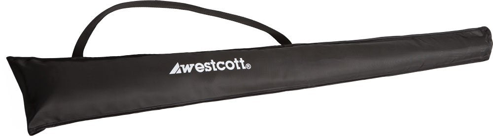 Westcott 4634 7 Feet White With Black Cover Parabolic Umbrella