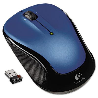A Better Mix Of Precision And Comfort With Scrolling Designed For Web Use.   Logitech, Inc. M325 Wireless Mouse, Right/Left, Blu