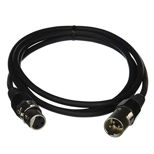 C2G 40059 Pro Audio Xlr Male To Xlr Female Cable, Black (6 Feet, 1.82 Meters)