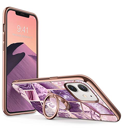 I Blason Cosmo Snap Case Designed For Iphone 12/Iphone 12 Pro 6.1 Inch (2020 Release), Slim With Built In 360 Rotatable Ring Hol