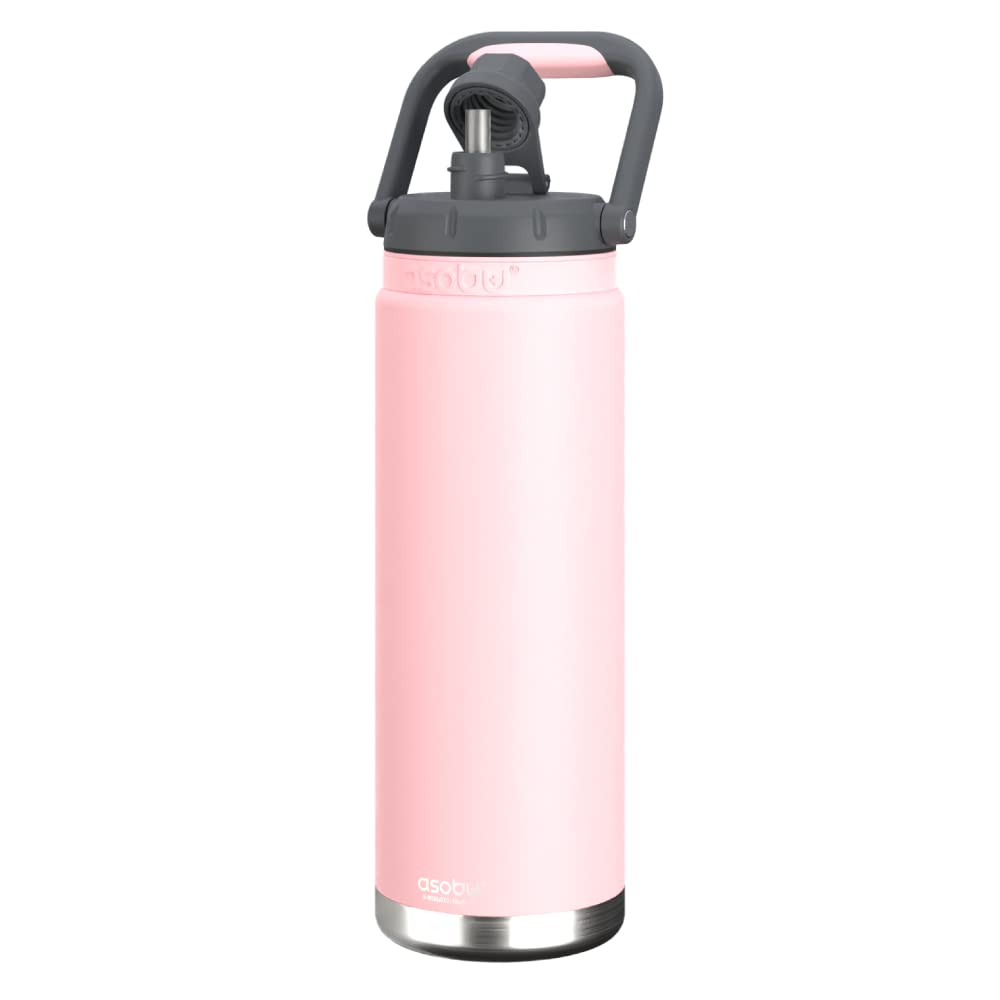 Asobu Canyon Insulated Water Jug 48oz Tall & Slim Design Full Handle with Silicone Comfort Grip Easy Clean  Stainless Steel Vac