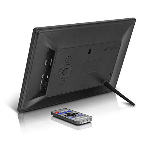 Aluratek Admsf310F 10 Inch Digital Photo Frame With Energy Efficient Motion Sensor 4Gb Built In Memory (Black)