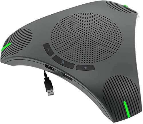 Conference Microphone Usb Speakerphone Microphone For Business Conference,360 Omnidirectional Microphone Intelligent Dsp Noise R