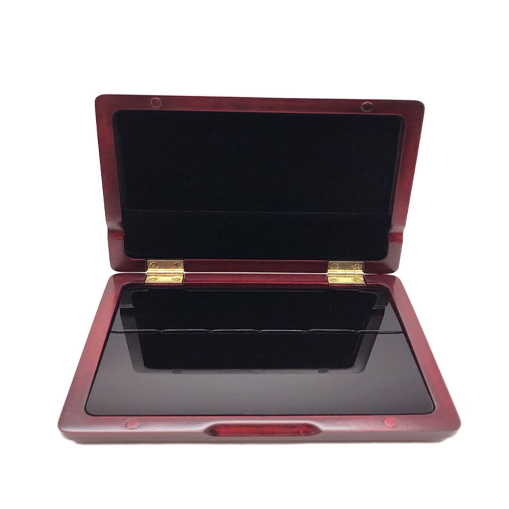 Jiayouy Maroon Color Reed Box Clarinet Reed Storage Case Reeds Holder For 6Pcs Clarinet Reeds Woodwind Accessories