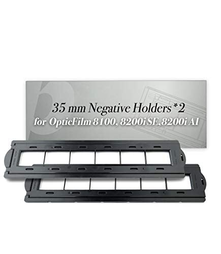 Plustek 2 X 35 Mm Negative Holders (Negative Film), For Opticfilm 72~82 Series Use Only (8100 & 8200I Se & 8200I Ai)