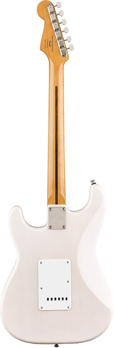 Squier Classic Vibe 50S Stratocaster Electric Guitar, With 2-Year Warranty, White Blonde, Maple Fingerboard
