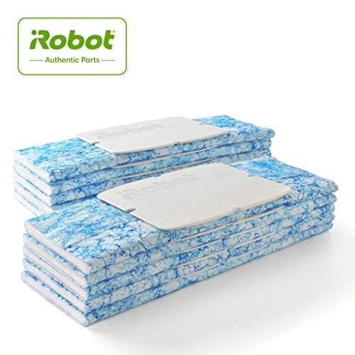 Irobot Braava Authentic Replacement Parts   Braava Jet 200 Series Wet Mopping Pads For Hardwood,Floors,Tile,Stone 10 Count (Pack
