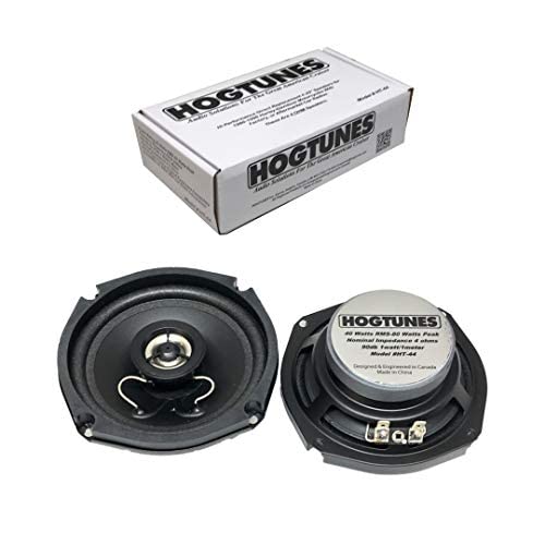 Hogtunes Ht44 4.25'' Replacement For Front And/Or Rear Speakers (2 Pack), Fits 1986 1996 Harley Davidson Motorcycles