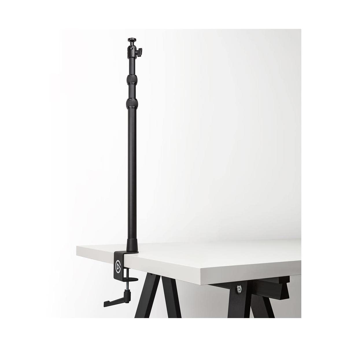 Elgato Master Mount L   Premium Desk Clamp With Pole Extendable Up To 125Cm/49In And 1/4 Inch Thread To Mount Lights,Cameras, An
