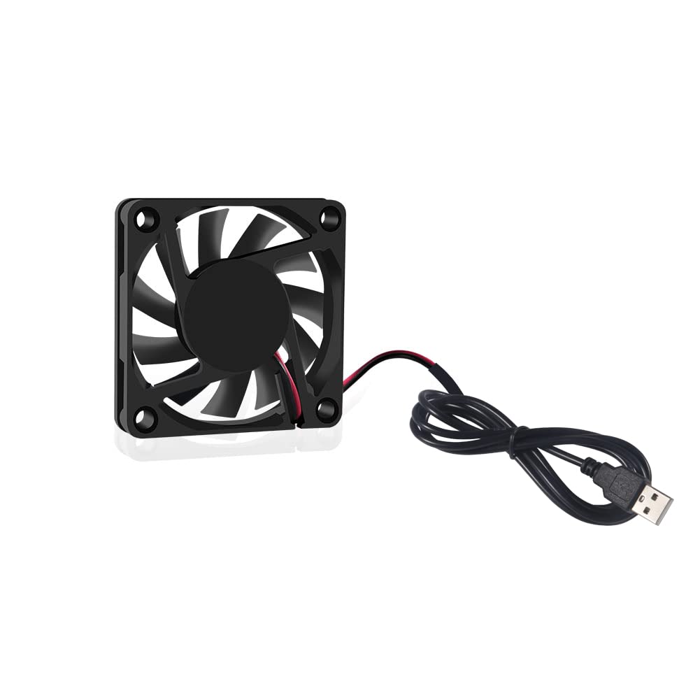 4Pcs 8010 Dc 5V Fan 3D Printer 80X80X10Mm Brushless Cooling Fan 80Mm Ball Bearing Fan For 3D Printer Pc Cpu Computer Case Fan Co