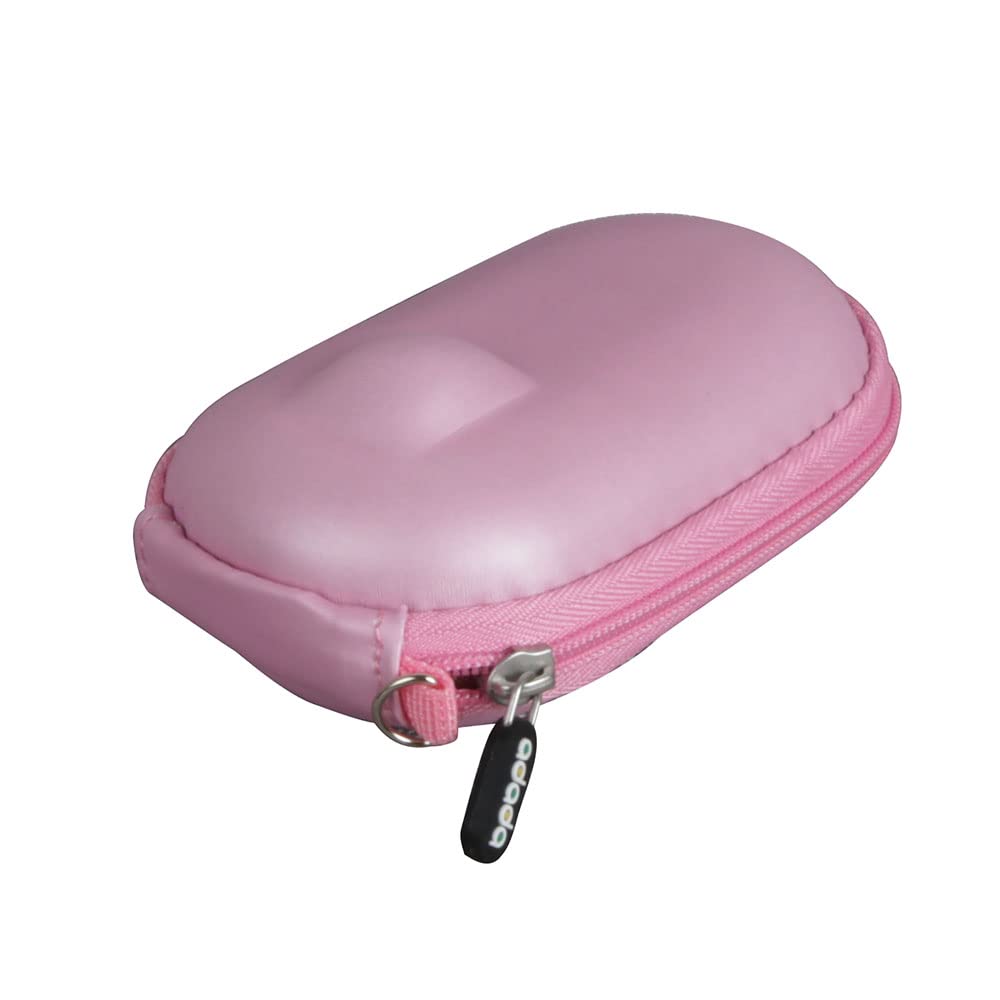 Adada Hard Travel Case For Logitech Pebble M350 Wireless Mouse (Pink)