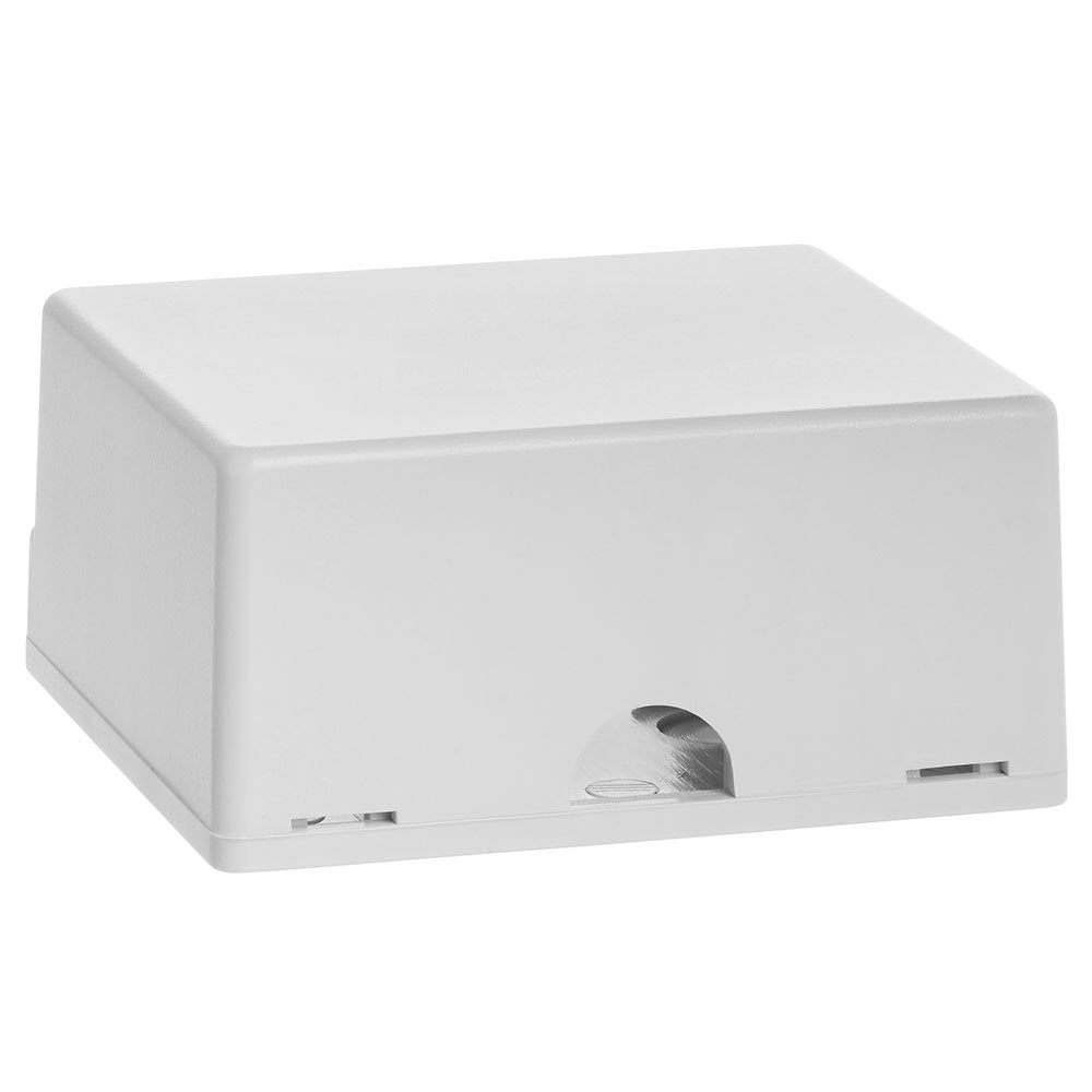 Cmple   2 Port Keystone Jack Surface Mount Box, Dual Port Surface Mount Box For Network, Dual Hole Keystone Jack For Rj45 Cat5E/
