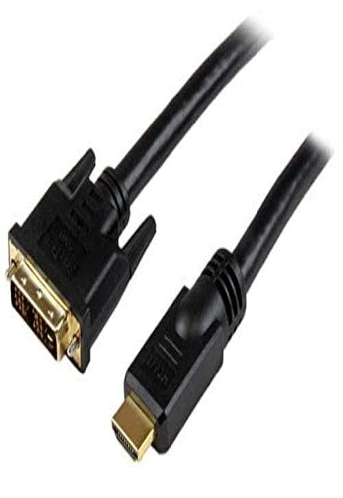 Startech.Com 25 Ft Hdmi    To Dvi D Cable   Hdmi To Dvi Adapter / Converter Cable   1X Dvi D Male, 1X Hdmi Male   Black, 25 Feet
