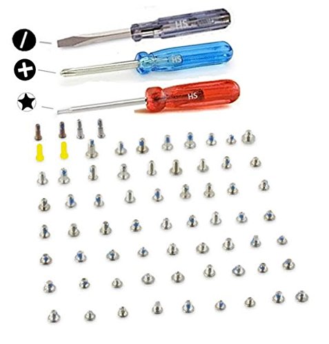 Mmobiel Complete Screw Set Replacement Compatible With Iphone 6S (White/Black/Gold/Rosegold) Incl. 3 X Screwdrivers