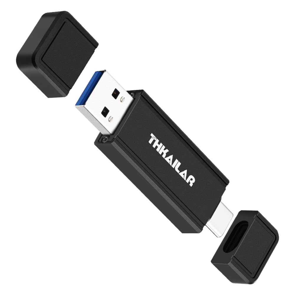 Thkailar Usb C 3.2 Gen 2 Flash Drive 128Gb High Speed Up To 350Mb/S Read 2 In 1 Usb Drive Data Storage, Usb C Thumb Drive Compat