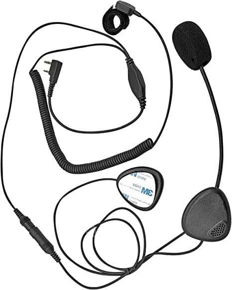 Wodasen Helmet Headset Motorcycles Full Face Radio Kit Race In Motorbike Earpiece With Push To Talk Mic Headphone For Baofeng Uv