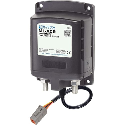 Blue Sea 7620100 Ml Acr Charging Relay 12V 500A W/Deutsch Connector,WBAUVB0BDSJ63JX