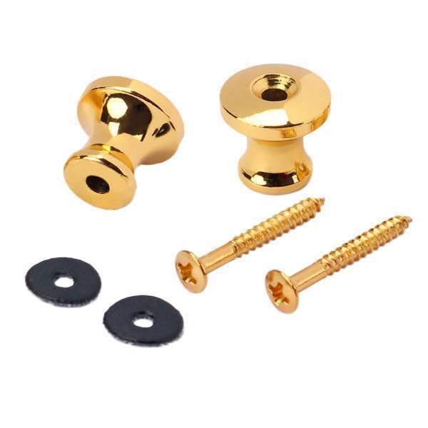 ECOMISTIQ2x2pcs Guitar Strap Lock Button End Pins for Electric Acoustic Guitar Bass|Musical Instruments & Gear|Guitars & Basses|