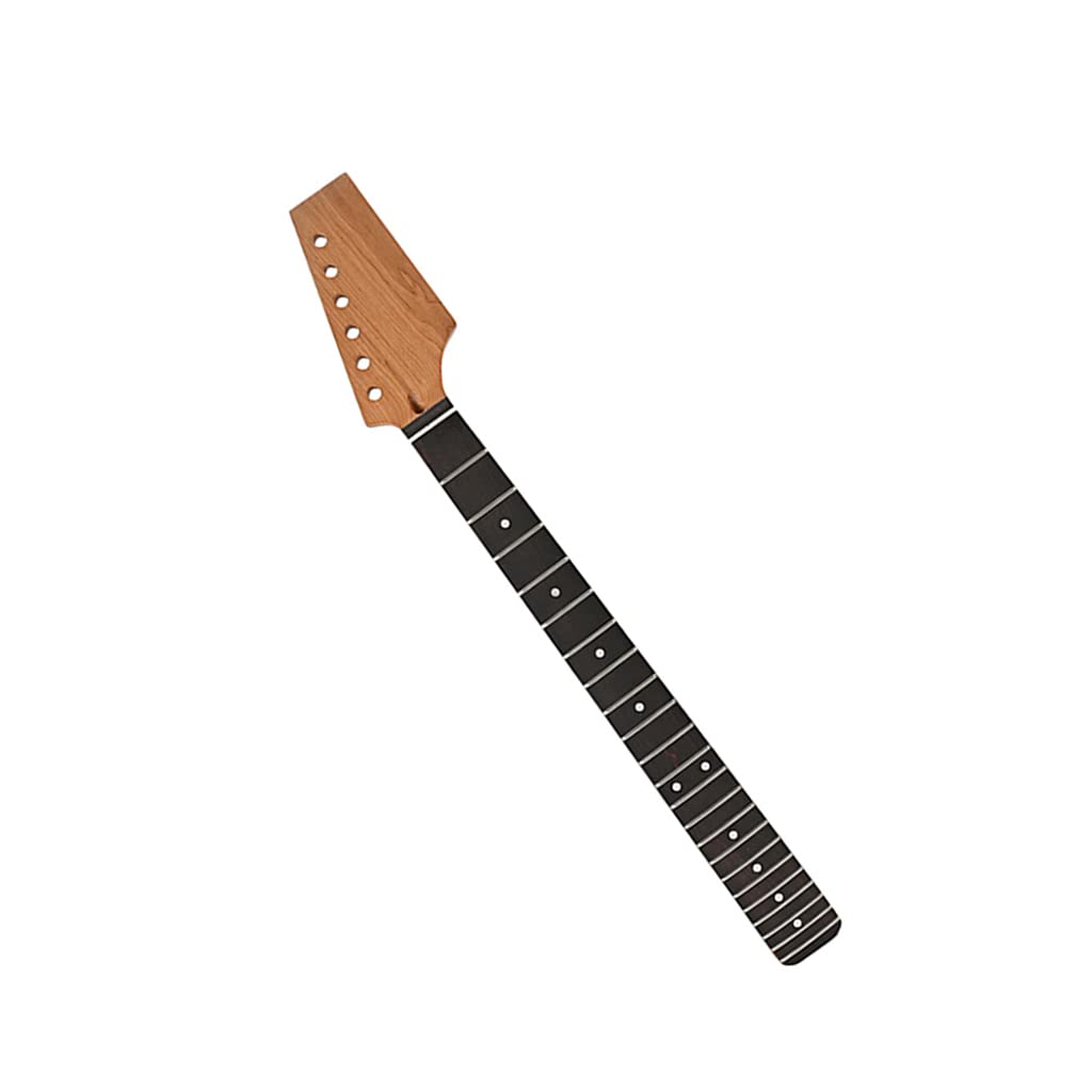 Ogdni Guitar Neck Roasted Maple Rosewood Fingerboard,Half Paddle Headstock 22 Frets,9.5'' (Gs71)