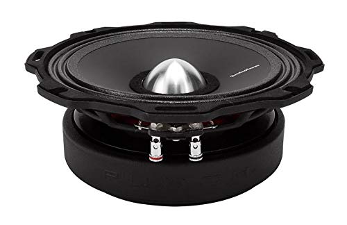 Rockford Fosgate Pps4 6 6.5' 400W 4 Ohm Midrange Car Audio Speaker Pair With Fiber Reinforced Paper Cone And Stamp Cast Aluminum Frame