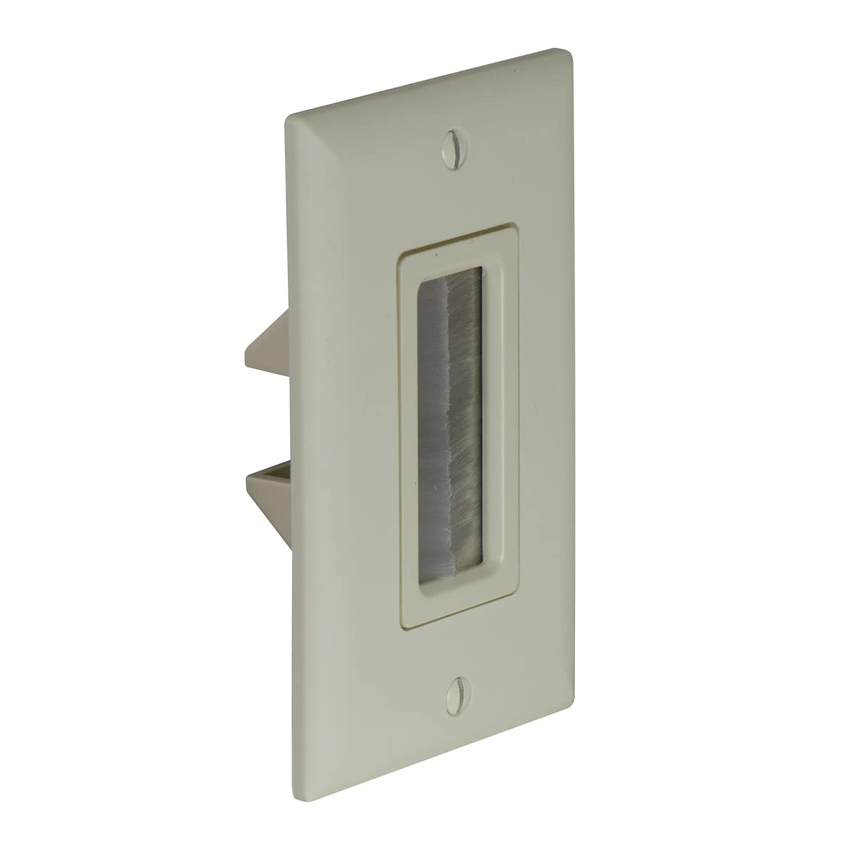 On Q Legrand, Home Office & Theater, In Wall Management Kit, Pass Through, Cable Access Brush Strap, Wp1014Lav1, 1 Count (Pack O