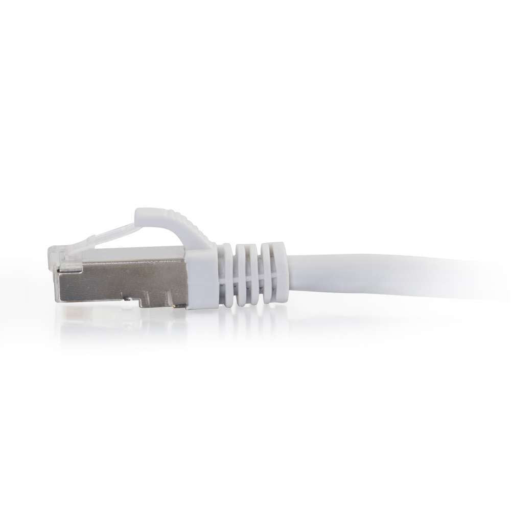 C2G Legrand Cat6 Ethernet Cable, Snagless Shielded Cat6A Patch Cable, White Network Patch Cable, 10 Foot Snagless Stp Ethernet C