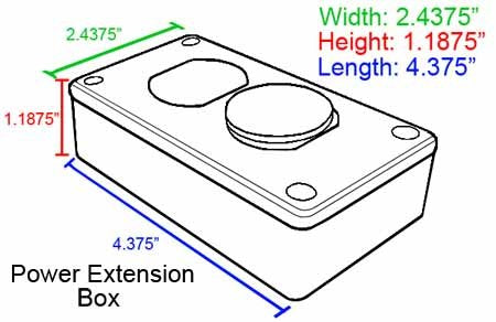 Electriduct Lay Flat Electrical Power Extension Cord Duplex Receptacle Cable Protector   5 Feet   Brown