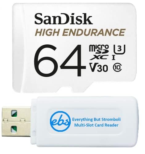 Sandisk 64Gb High Endurance Micro Sd Memory Card Works With Wyze Cam V3 Pro, Wyze Cam Outdoor V2 Smart Camera (Sdsqqnr 064G Gn6I
