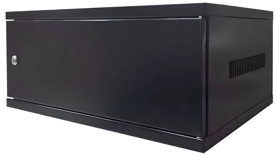 Electriduct 4U Wall Mount Rack Enclosure Server Network Cabinet   Solid Door (New Model)