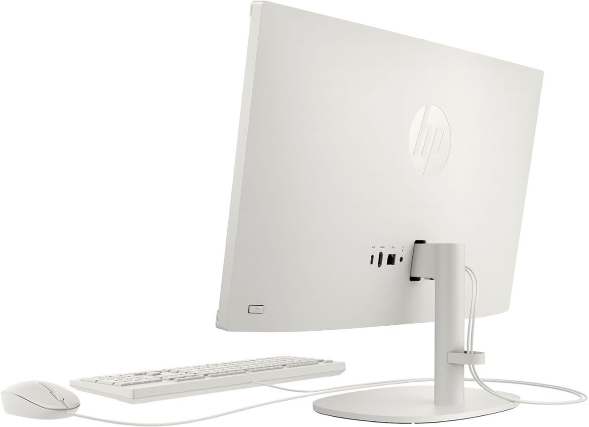 Hp All-In-One Desktop, Intel Celeron J4025 Processor, 21.5 Fhd Backlit Display, Hdmi, Rj-45, Wired Keyboard&Mouse, Wifi, Webcam,