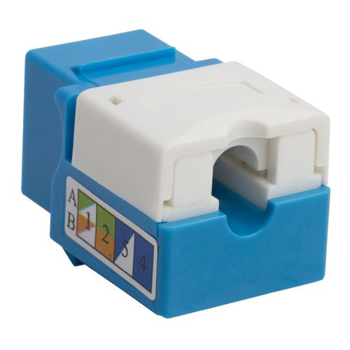 Cmple - Rj45 Keystone Jack 90 Degree Cat6 Keystone Jack Insert Punch Down Rj45 Connectors Female For Wall Plates, Patch Panels,
