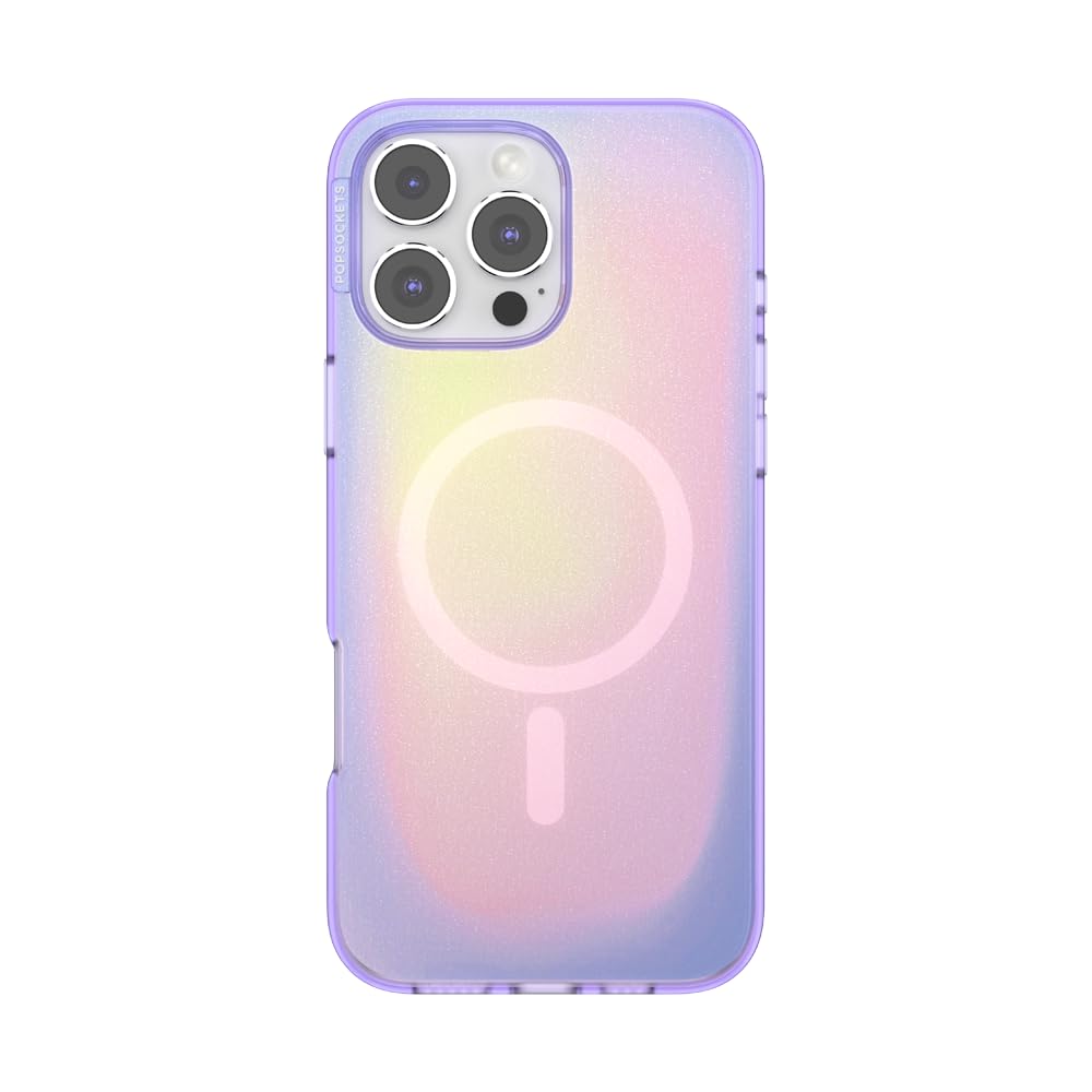 PopSockets iPhone 16 Pro Max Case Compatible with MagSafe, Phone Case for iPhone 16 Pro Max, Wireless Charging Compatible, Case 