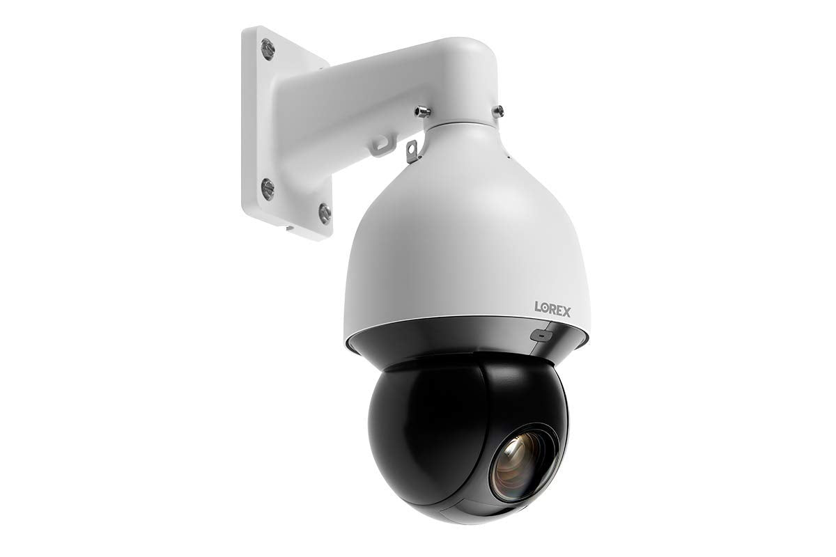 Lorex Indoor/Outdoor 4K Pan & Tilt Metal Dome Security Camera, Add On Ip Camera For Wired Surveillance System, Color Night Visio