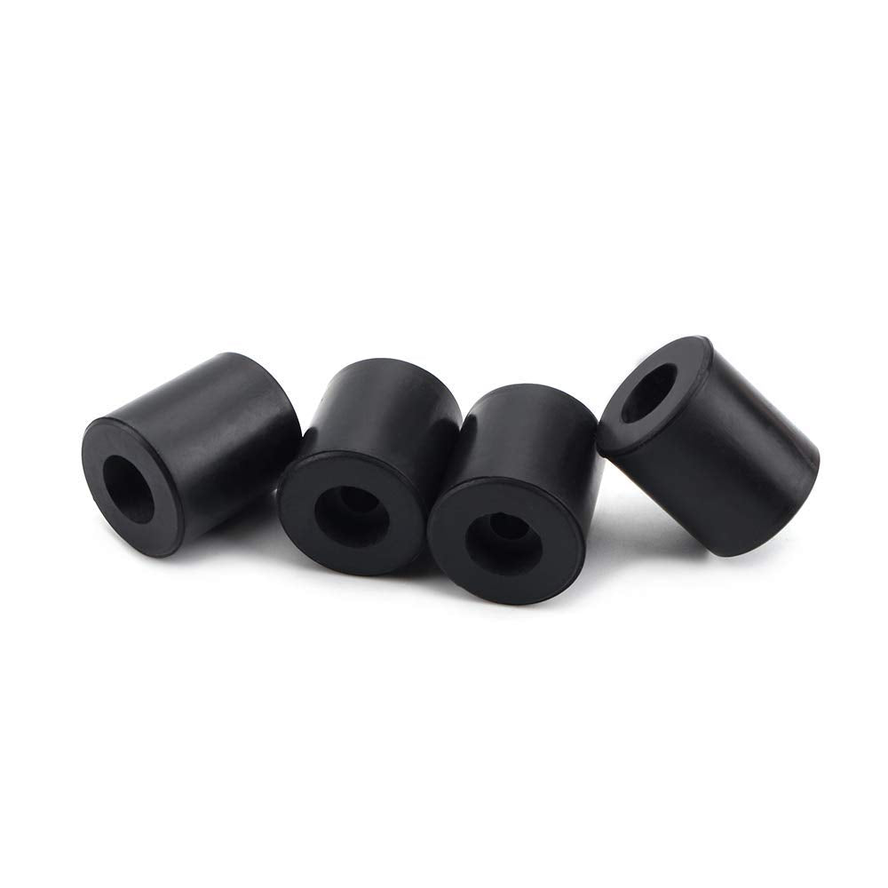 Fysetc Ender 5 Plus Bed Columns, 4Pcs 3D Printer Ender 3 S1 Pro Solid Bed Mounts, Height 18Mm 0.7Inch Od 0.63Inch Stable Heat Re