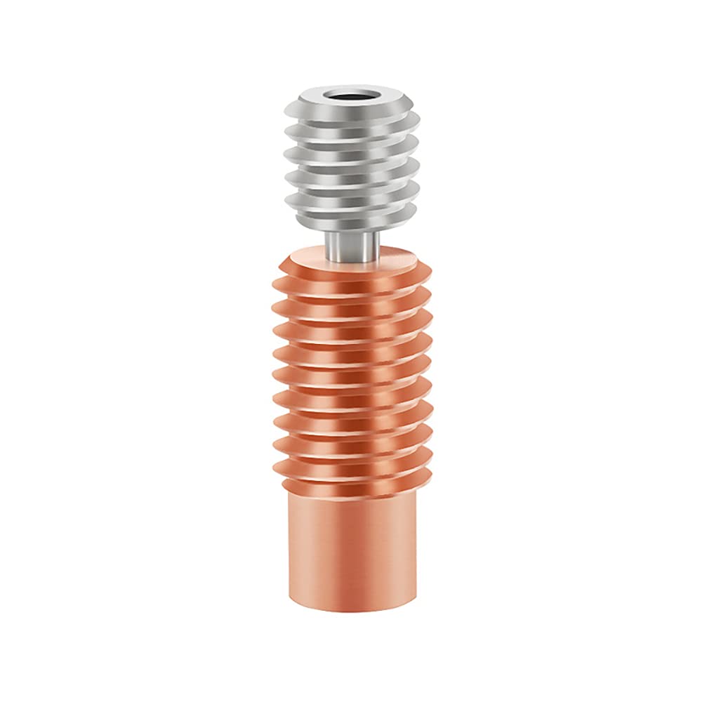 Hocenway High Temperature Bimetal Copper Titanium Heatbreak Compatible With V6 Hotend Prusa I3 Mk3 Mk3S Volcano Hot End 3D Print